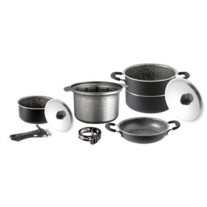 Pirat 7+1 Ø 22 - Kochgeschirr-Set (9 Teile)