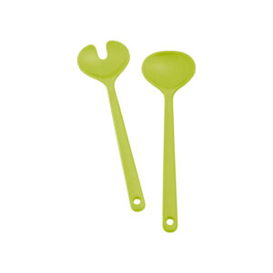 Salad cutlery set green