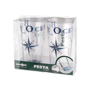 Blue Ocean drinking glass 40cl 2 pcs