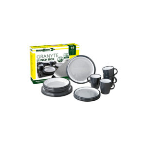 Granyte 16-delige melamine serviesset - lunch box