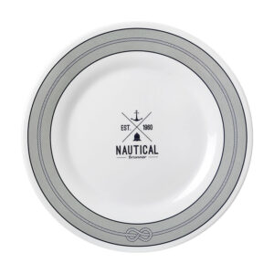 Nautical dessert plate