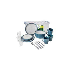 Tuscany 36-piece melamine dinnerware set – all inclusive
