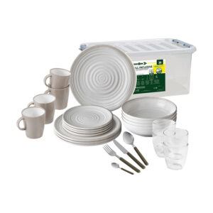 Savana 36-piece melamine dinnerware set – all inclusive