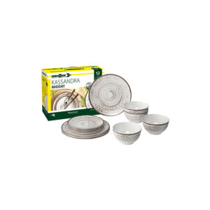 Kassandra 12-delige melamine serviesset - midday