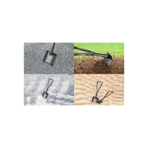 Trifold shovel