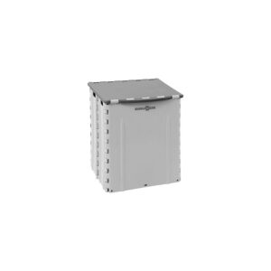 Plitter folding garbage bin