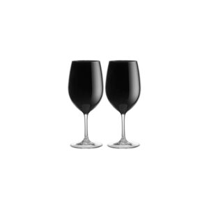 Thango wine glass set black 2 pcs