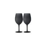 Blacksatin wine glass set 60cl 2 pcs