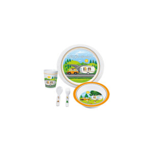 Kids tableware set Let's Go Adventure 3+