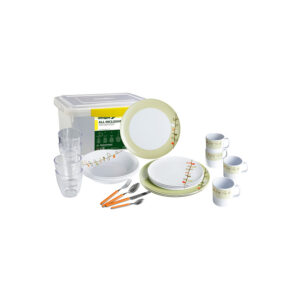 Esprit 36-piece melamine dinnerware set – all inclusive