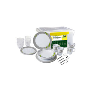 Tulip 36-piece melamine dinnerware set – all inclusive