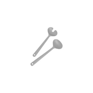 Salad cutlery set grey