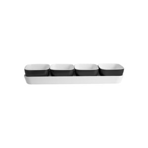 Appetizer set 4 pcs - black