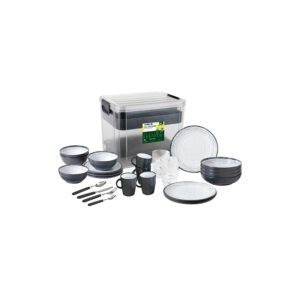 Granada 36-piece melamine dinnerware set – all inclusive