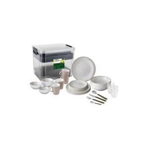 Savana 36-piece melamine dinnerware set – all inclusive