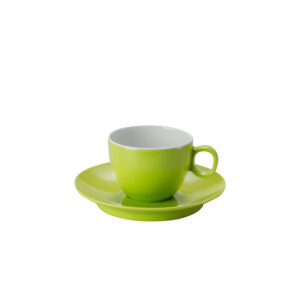 Spectrum espressokop en -schotel - groen
