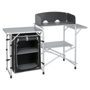 Snack easy black folding camping kitchen