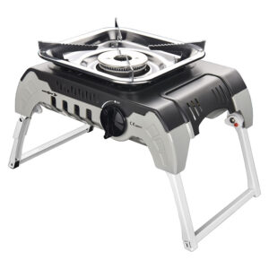 Devil 450 portable single-burner gas cooker with folding legs