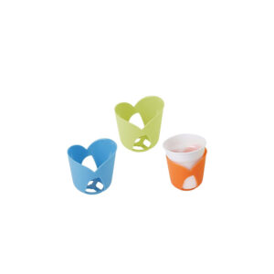 Glass base cup holder 6pcs