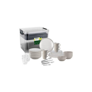 Amadè 36-piece melamine dinnerware set – all inclusive
