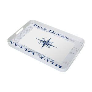 Blue Ocean serving tray