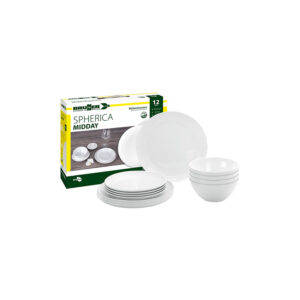 Spherica 12-piece dinnerware set - midday