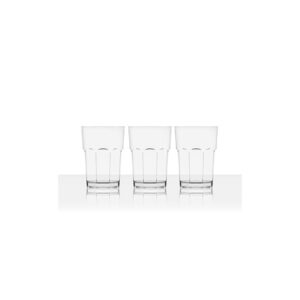 Octoglass drinking glasses 28cl 3 pcs