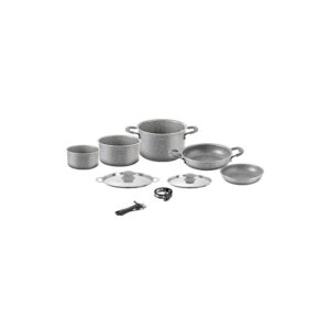 Gourmet rock ng 8+1 anti-aanbak aluminium pannenset ø 20