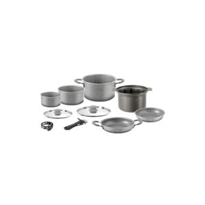 Gourmet rock ng 9+1 ø 22 camping cookware set