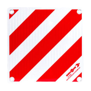 Aluminum warning sign