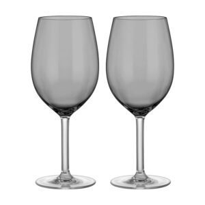 Thango grey wine glasses 2 pcs