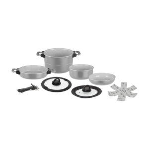 Fusion 7+1 anti-aanbak aluminium pannenset ø 22
