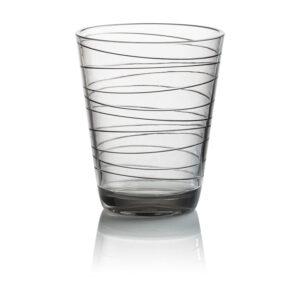 Onda drinking glass grey 30cl