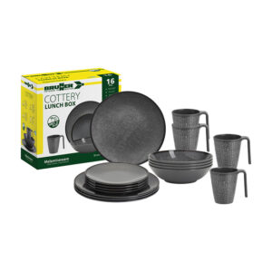 Cottery 16-delige melamine servies set - lunch box