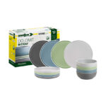 Dolomit 12-piece melamine dinnerware set - midday