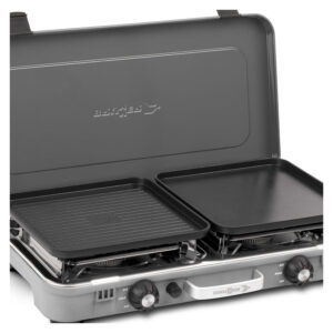Devil kookmaster gp portable 2-burner gas stove (with plates)