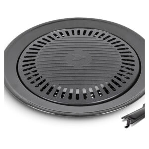 Devil grill plate with non-stick coating