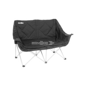 Action sofa folding camping sofa - black