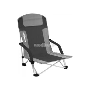 Bula folding beach chair - black/gray