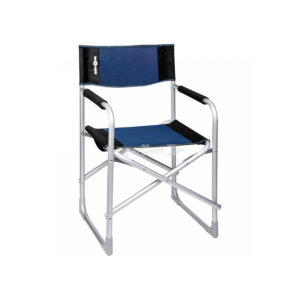 Captain folding director chair - dark blue