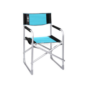Captain folding director chair - light blue