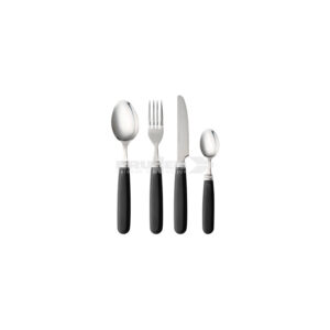 Cutlery set Party 16 pcs - grey