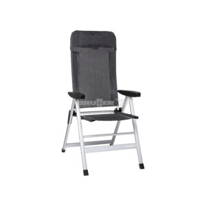 Skye folding camping chair - black