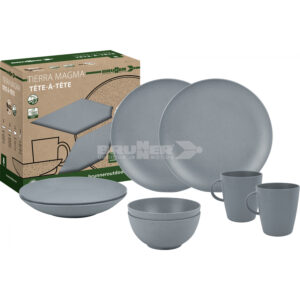 Tierra Magma Tête-à-tête - melamine serviesset (8 delig)
