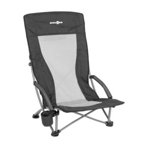 Cuba Highback beach chair - black