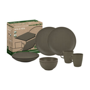 Tierra cocoa Tête-à-tête set 2 stuks
