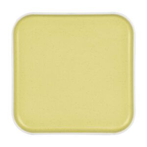 Dolomit square plate - yellow