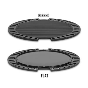 Reversible plate for BBQruiser