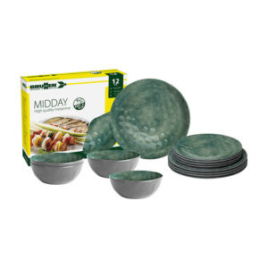 Venetian sea green  12-delig melamine servies - midday