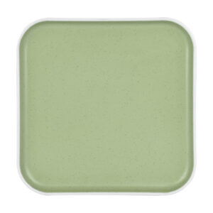 Dolomit square plate - green